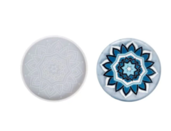 Molde silicona posavaso mandala