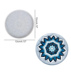 Molde silicona posavaso mandala - comprar online