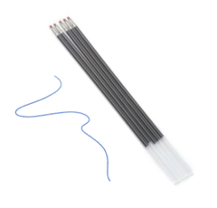 Set 5 cartuchos para birome tinta azul