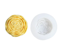 Molde silicona vela flor tupida