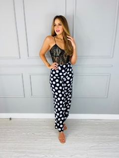 Calça poá preta - comprar online