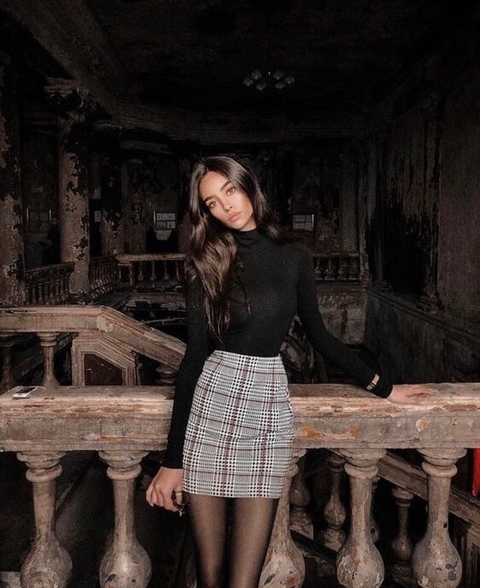 Blusa Básica Gola Alta