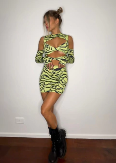 Conjunto Zebra Verde Neon - loja online