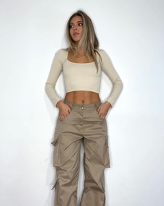 Calça Cargo Cáqui - comprar online