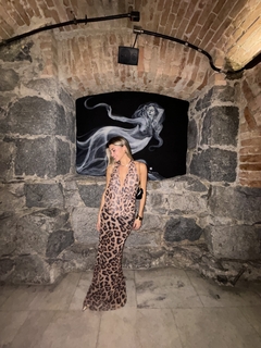 Vestido Georgina Longo Leopard - comprar online