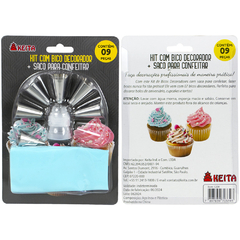Kit Bico Decorador Plástico + Saco - Keita