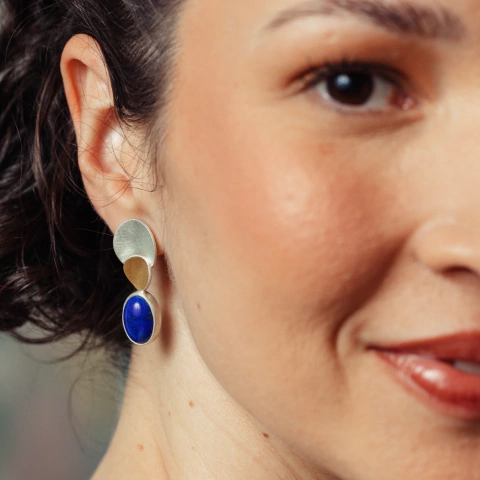 Medium Blu earrings