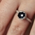 Anel Luna com diamante - loja online