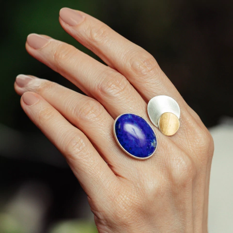 Anel Blu médio