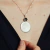 Big Luna necklace with diamante