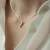 Colar Ella oval mini com ouro e diamante -  Ateliê Paula Fabbri | Joalheria Autoral
