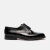 Zapato Horma Ancha Picado Negro (101024)