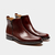 Bota Cosida con Doble Cierre Guinda (102112) - comprar online