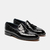 Mocasin con Pompon y Costura a Mano Negro (201057) - comprar online