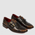 Zapato de mujer Doble Hebilla Picado Flor Marron Invecchiato (402554) - comprar online