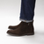 Bota Doble Cierre Gamuza Marron (304180) - Mc Shoes