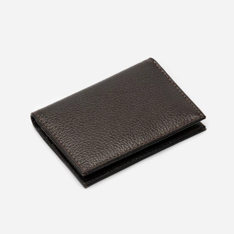 Tarjetero de Cuero con Broche (72143) - comprar online