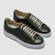 Zapatilla de mujer Verde cuero (417556) en internet