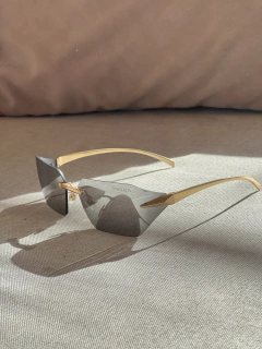 lentes Prada plateados