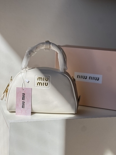 Cartera miu miu blanca