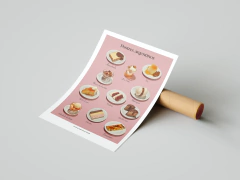 Poster Postres Argentinos - Estudio Poster