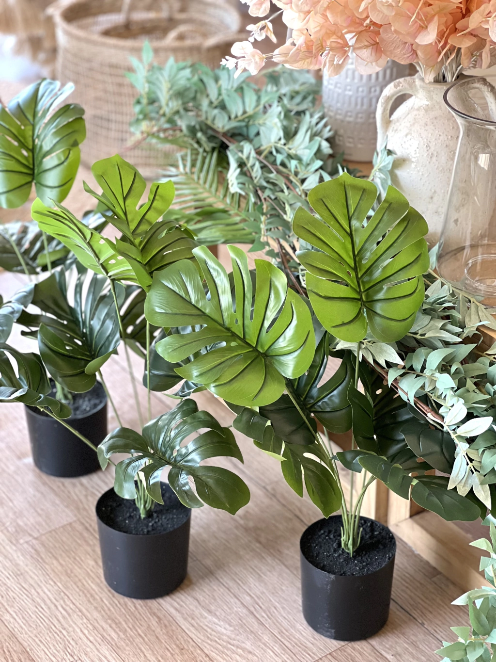PLANTA ARTIFICIAL COSTILLA DE ADÁN 50CM