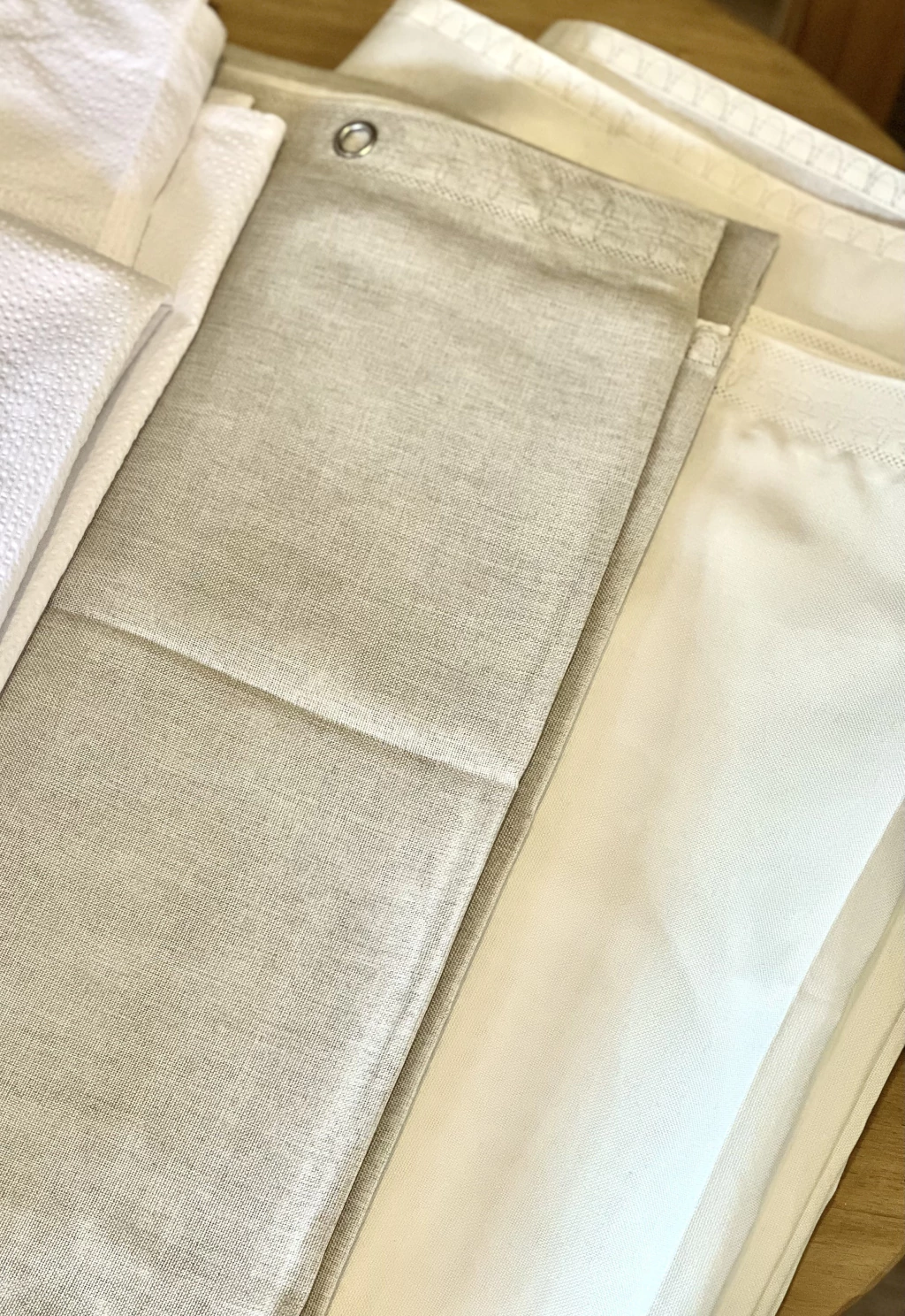 Cortina Lino para Baño