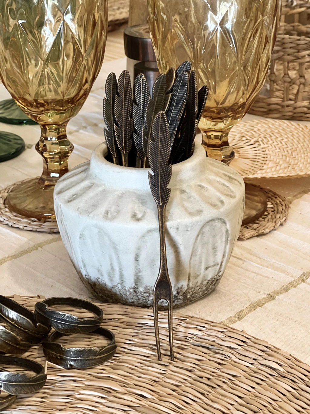 Tenedor Pluma