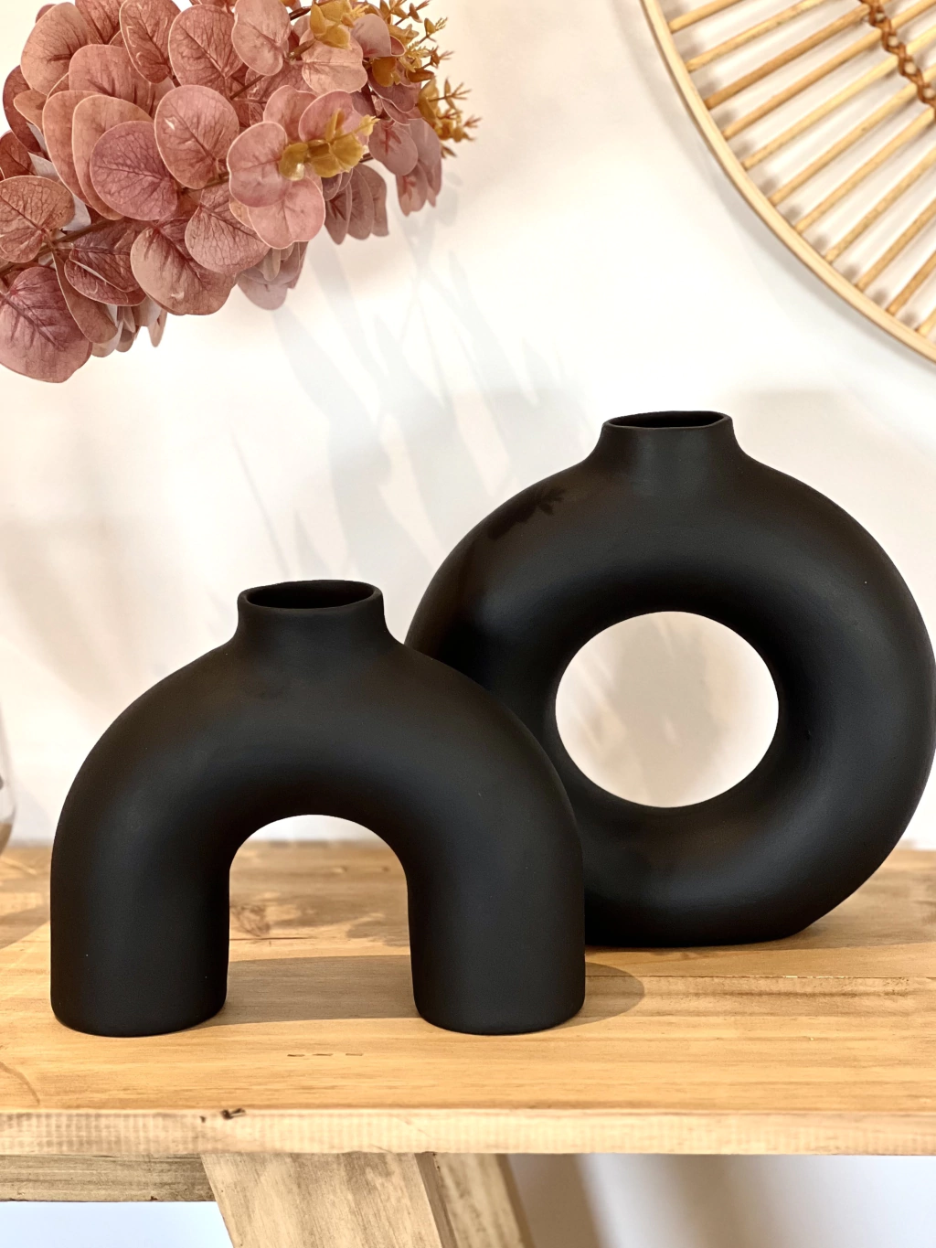 Jarrones Santorini Black