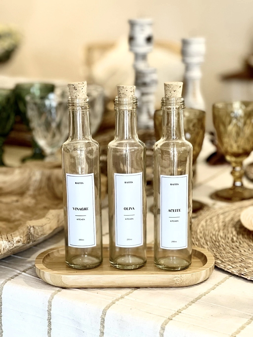 BOTELLA ACEITE/VINAGRE/OLIVA