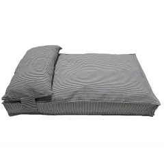 Colchon Mil Rayas Gris con Almohada - comprar online
