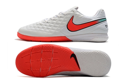 Nike Tiempo Legend 8 Futsal “Branco Vermelho “
