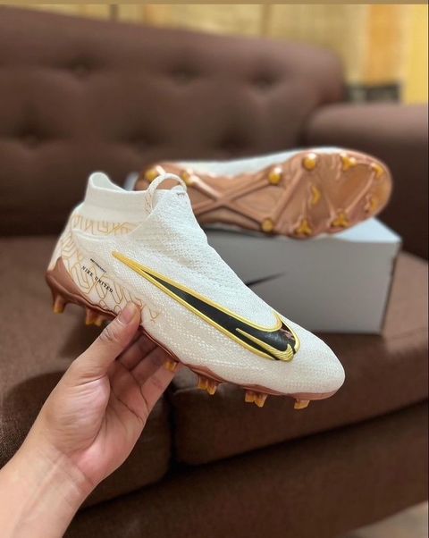 NIKE PHANTOM AZUL BRANCO GOLD