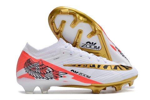 NIKE AIR ZOOM MERCURIAL VAPOR 15 BRANCO OURO ASAS