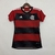 Camisa Flamengo I 23/24 Torcedor Adidas feminina - Preto e Vermelho
