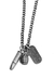 Collar Bala Granada Protect Metal Plata Vieja/807
