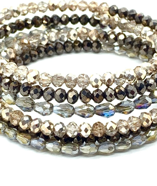 Pulsera De Cristal De Roca Marrón/2005 thumbnail 2