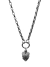 Collar Calavera Metal Plata Vieja/816