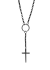 Collar tipo Rosario Metal Plata Vieja/801