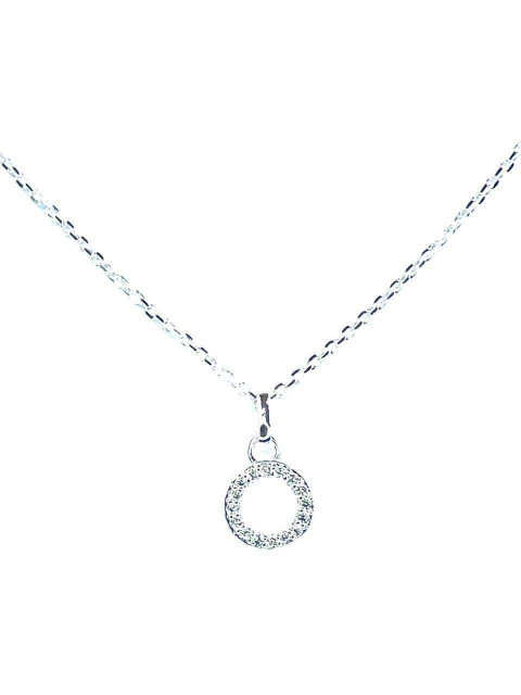 Collar de Plata 925 y Círculo con Cubic/3010 - comprar online
