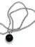 Imagen de Collar Esfera de Piedra Onix/610