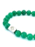Pulsera de Piedra Agata Verde 19 cm/36 en internet