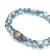 Pulsera de Cristal Facetado Tornasol Gris Azulado 19 cm 1/306 - Legado