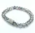 Pulsera de Cristal Facetado Tornasol Gris Multicolor/307 - tienda online