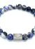 Pulsera de Piedra Sodalita Azul Opaco 19 cm/45 IMP - comprar online