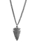 Collar Punta Flecha Metal Plata Vieja/803 en internet