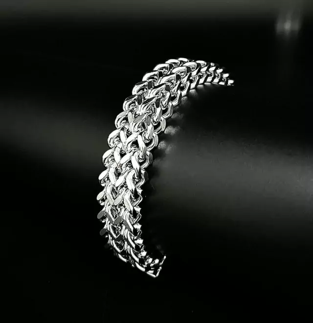 Pulsera De Acero Quirúrgico Apolo 12 Mm 20.5 Cm/155 thumbnail 2
