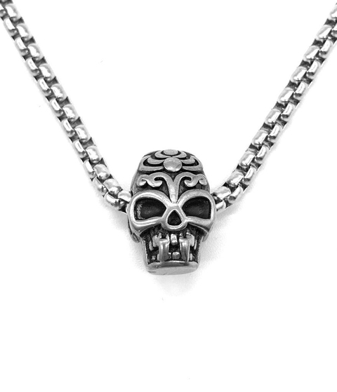 Collar de Acero y Calavera /604