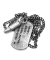 Collar Chapa de Identificación y Bala Metal Plata Vieja/814 - comprar online