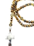 Rosario de Cristal de Roca y Cruz de Acero macizo/459 - comprar online